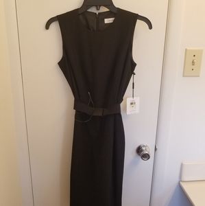 Calvin Klein Belted "Little Black Dress"